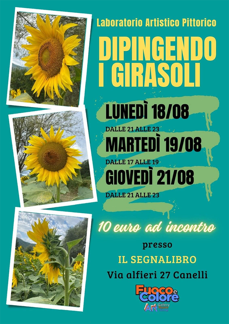 Workshop - Dipingendo i girasoli